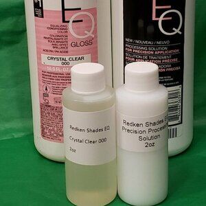 Redken Crystal Clear with Redken Precision Gel Solution. 2 oz set